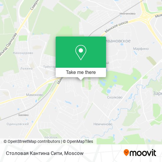 Столовая Кантина Сити map
