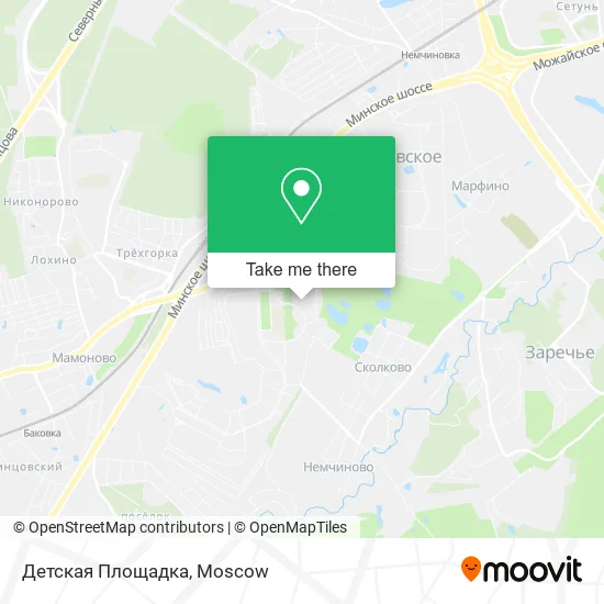 Детская Площадка map