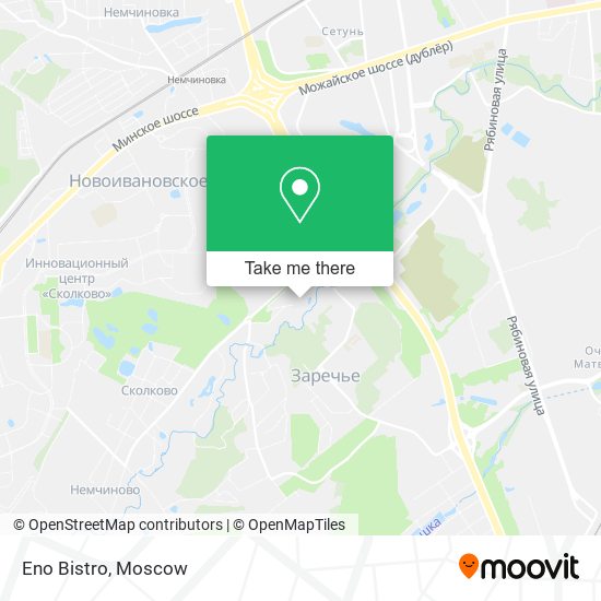 Eno Bistro map