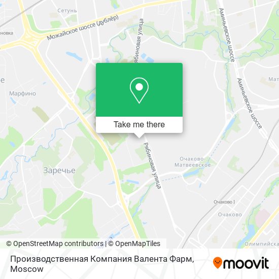 Производственная Компания Валента Фарм map