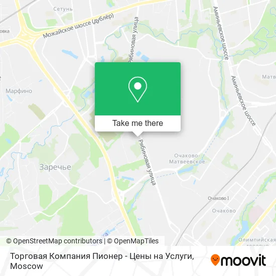 Торговая Компания Пионер - Цены на Услуги map
