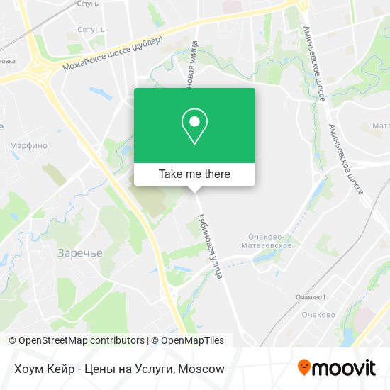 Хоум Кейр - Цены на Услуги map