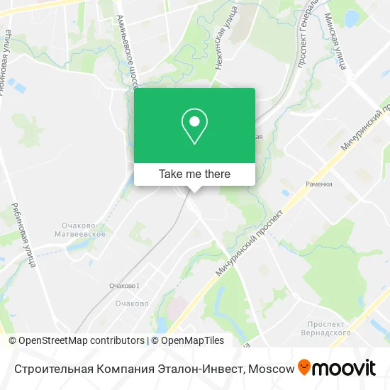 Строительная Компания Эталон-Инвест map