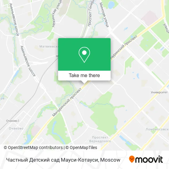 Частный Детский сад Мауси-Котауси map