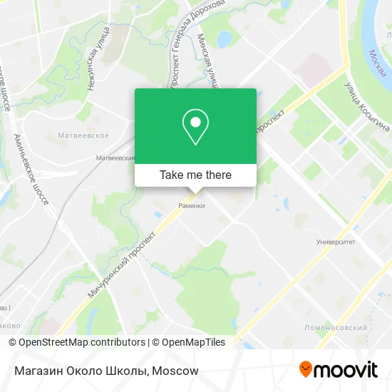 Магазин Около Школы map