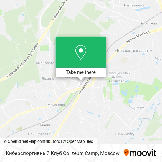 Киберспортивный Клуб Colizeum Camp map