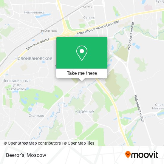 Beeror's map