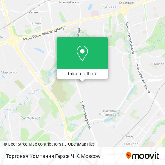 Торговая Компания Гараж Ч.К map