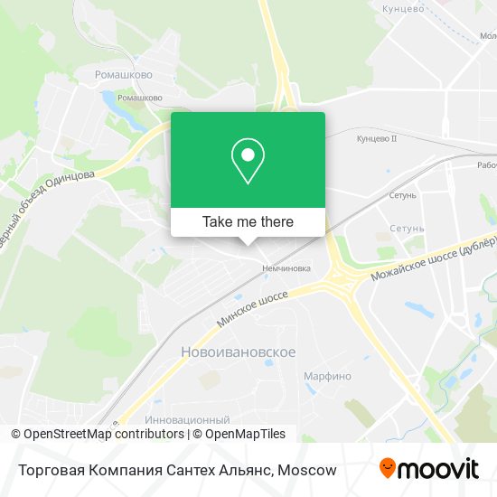 Торговая Компания Сантех Альянс map