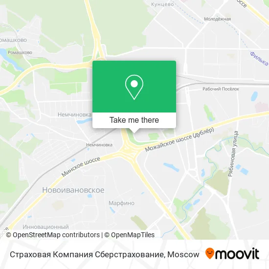 Страховая Компания Сберстрахование map