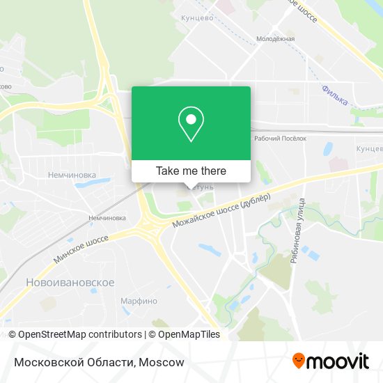 Московской Области map