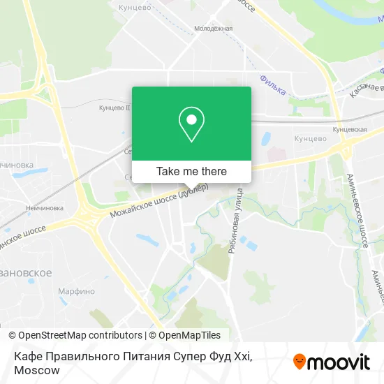 Кафе Правильного Питания Супер Фуд Xxi map