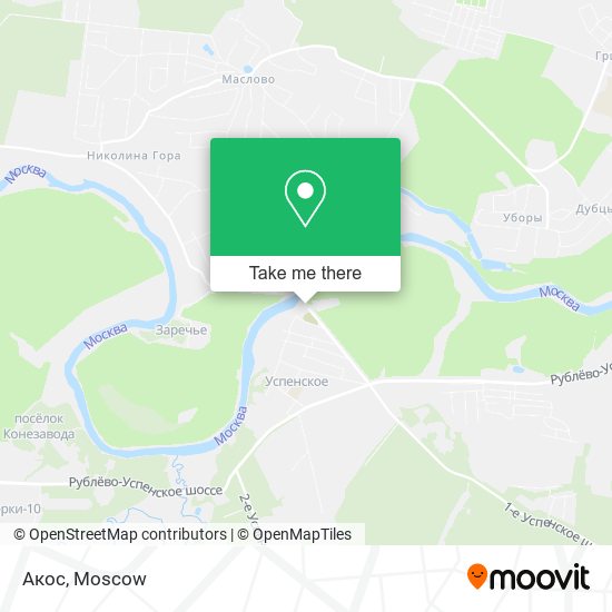 Акос map