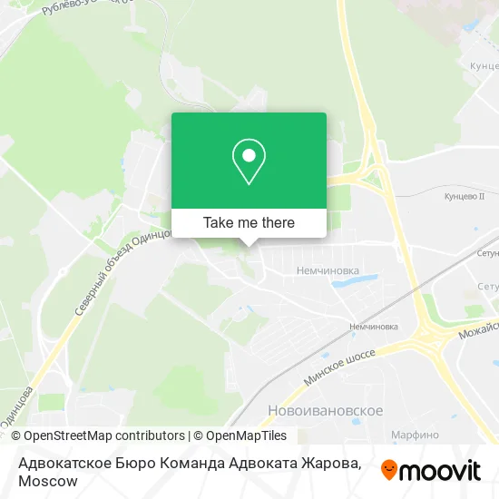 Адвокатское Бюро Команда Адвоката Жарова map