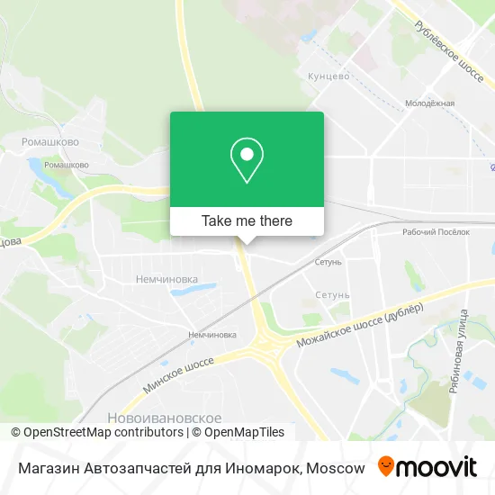 Магазин Автозапчастей для Иномарок map