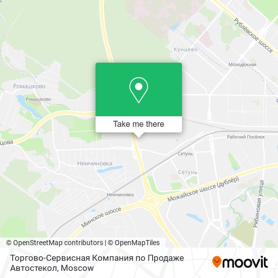Торгово-Сервисная Компания по Продаже Автостекол map