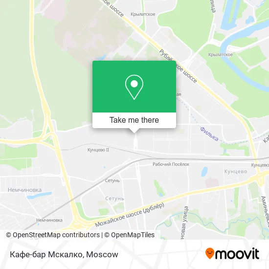 Кафе-бар Мскалко map