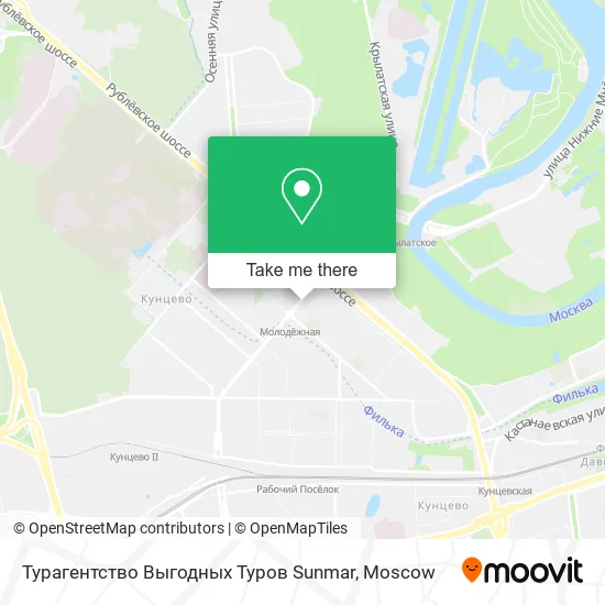 Турагентство Выгодных Туров Sunmar map