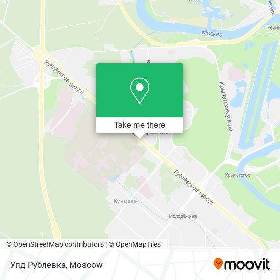 Упд Рублевка map