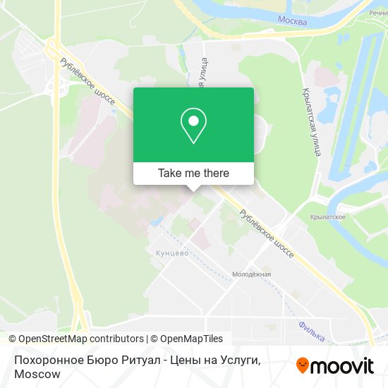 Похоронное Бюро Ритуал - Цены на Услуги map