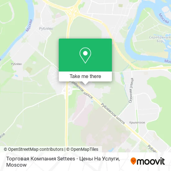 Торговая Компания Settees - Цены На Услуги map