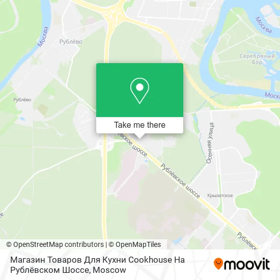 Магазин Товаров Для Кухни Cookhouse На Рублёвском Шоссе map