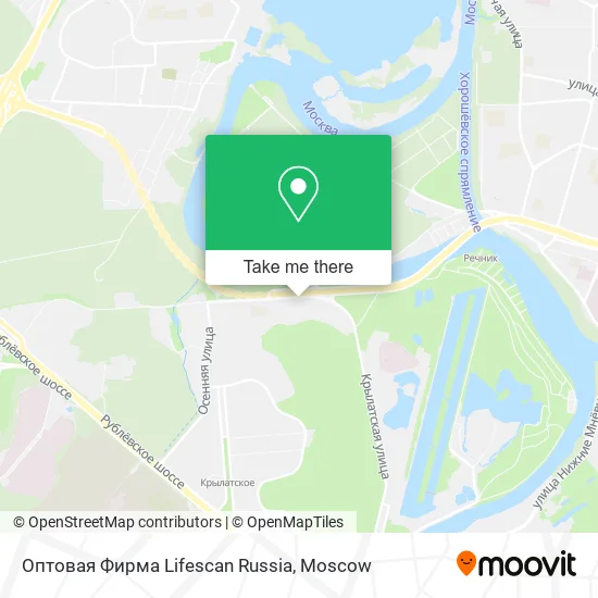 Оптовая Фирма Lifescan Russia map