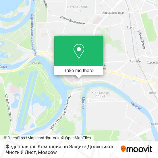 Федеральная Компания по Защите Должников Чистый Лист map