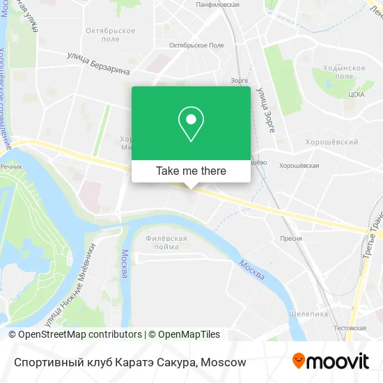 Спортивный клуб Каратэ Сакура map