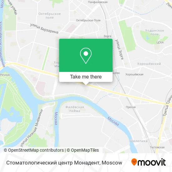 Стоматологический центр Монадент map