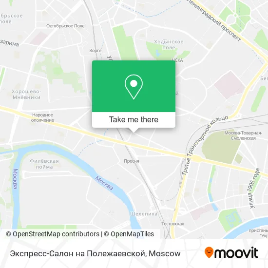 Экспресс-Салон на Полежаевской map