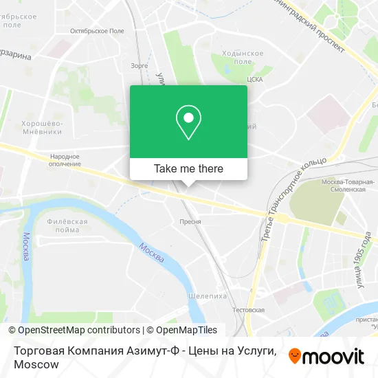 Торговая Компания Азимут-Ф - Цены на Услуги map