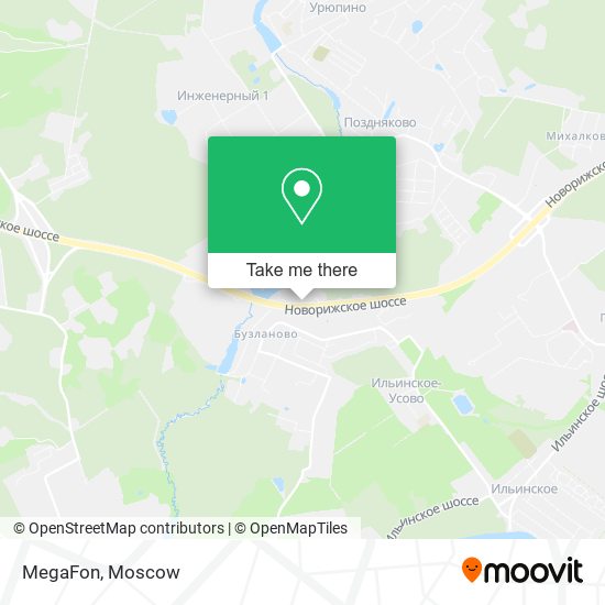 MegaFon map