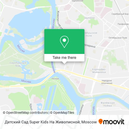Детский Сад Super Kids На Живописной map