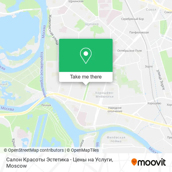 Салон Красоты Эстетика - Цены на Услуги map