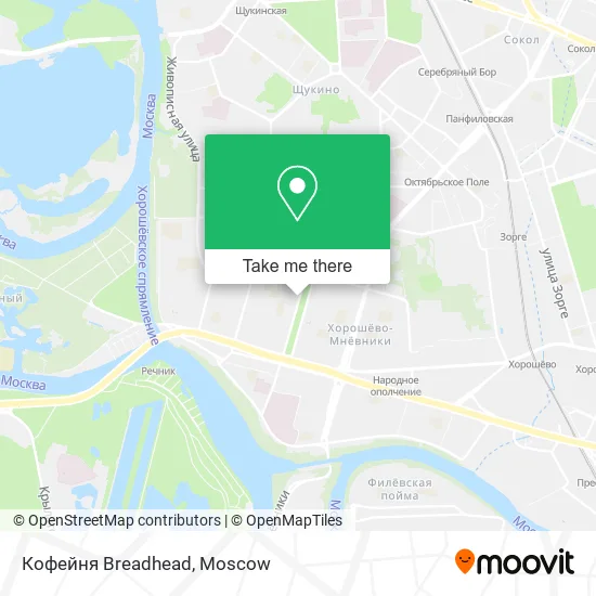 Кофейня Breadhead map