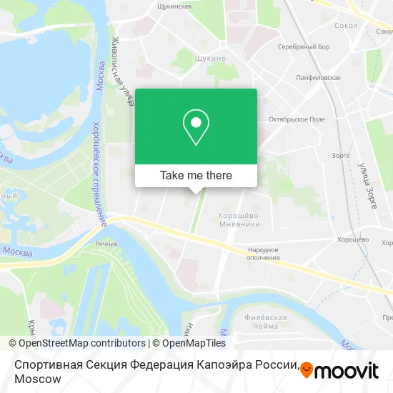 Спортивная Секция Федерация Капоэйра России map