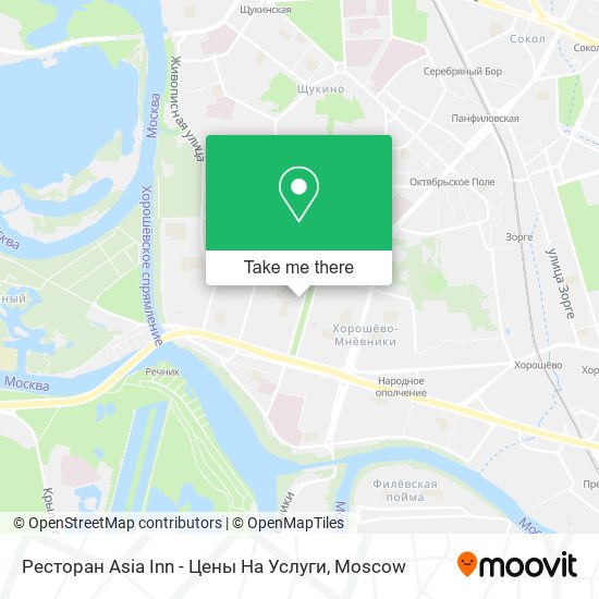 Ресторан Asia Inn - Цены На Услуги map