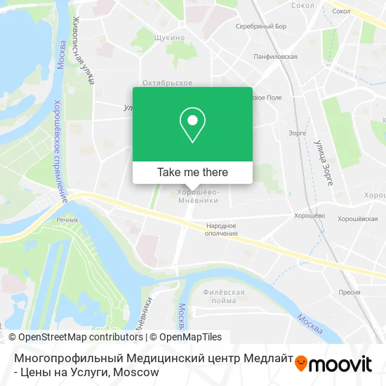 Многопрофильный Медицинский центр Медлайт - Цены на Услуги map