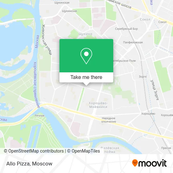 Allo Pizza map