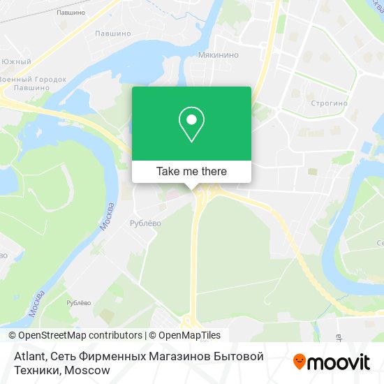 Atlant, Сеть Фирменных Магазинов Бытовой Техники map