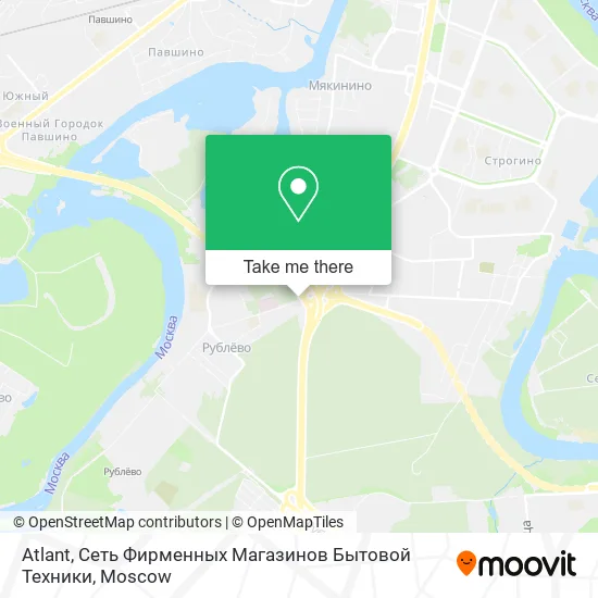 Atlant, Сеть Фирменных Магазинов Бытовой Техники map