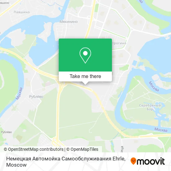 Немецкая Автомойка Самообслуживания Ehrle map
