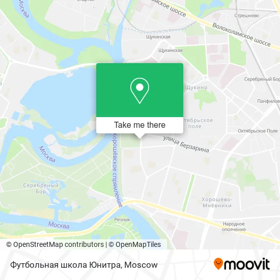 Футбольная школа Юнитра map