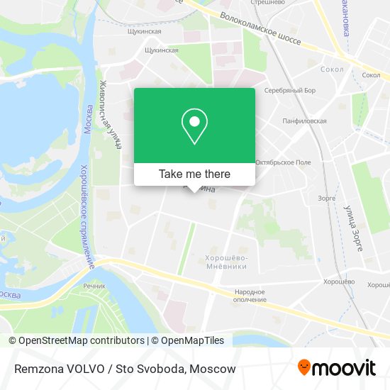 Remzona VOLVO / Sto Svoboda map