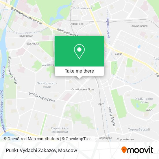 Punkt Vydachi Zakazov map