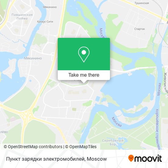 Пункт зарядки электромобилей map