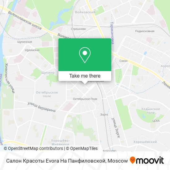 Салон Красоты Evora На Панфиловской map