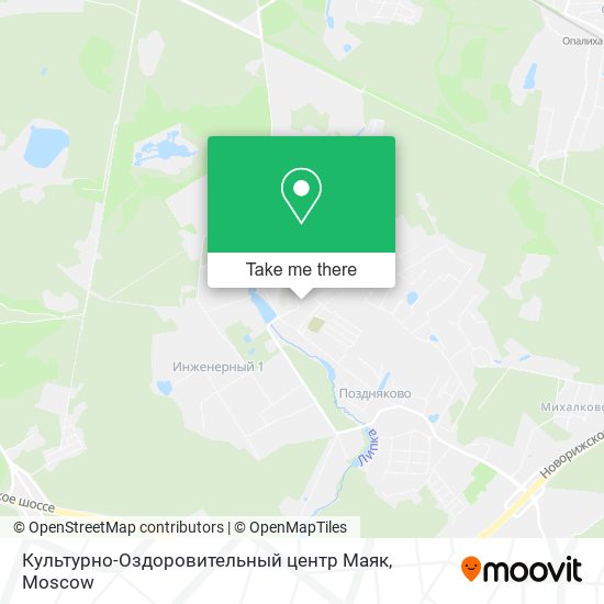 Культурно-Оздоровительный центр Маяк map