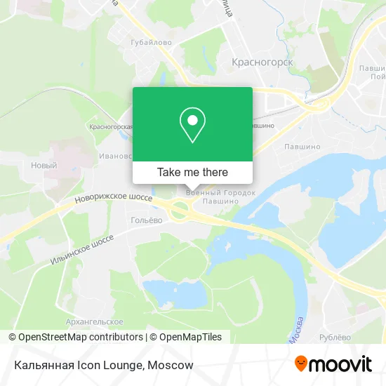 Кальянная Icon Lounge map